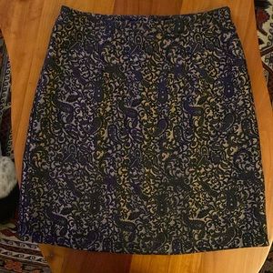 Black/copper skirt